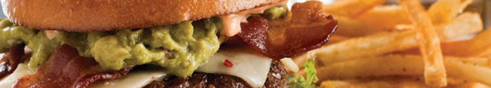 Gourmet burgers and specialties